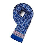 Mariorlsy Men's Lightweight Scarf, Silk-Like Rectangular Shawl & Headwear, Double-Sided Print for All-Season Use, with Gift Packed