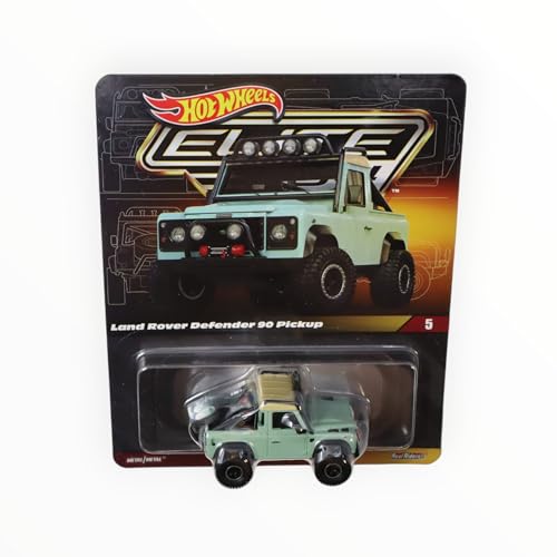 Hot Wheels Land Rover Defender '90 Pickup Elite 64 miniatura 1