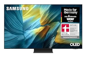 SAMSUNG OLED S95F 65 Zoll (163 cm) 4K Fernseher, Antireflexion, NQ4 AI Gen3 Prozessor, OLED HDR Pro, Gaming Hub, Motion Xcelerator 165Hz, 4K Upscaling, Dolby Atmos, Samsung Vision AI Smart TV