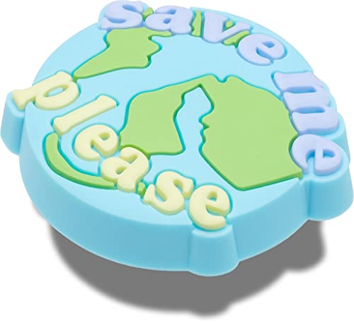 Image of Crocs Jibbitz Save The Planet Shoe Charms| Jibbitz, Save Me Please, One Size