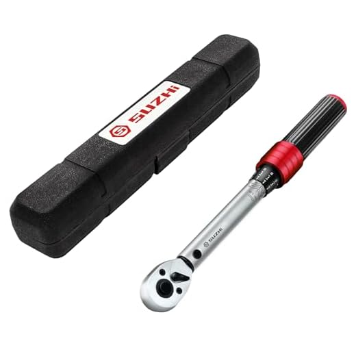 Chave de torque de bicicleta pequena de 72 dentes com precisão de 1/10.2 cm 50.8-508.0 cm.lb / 2,26-22,6 Nm liga de alumínio e material Cr-Mo para garagem bicicleta e manutenção de carro, motor