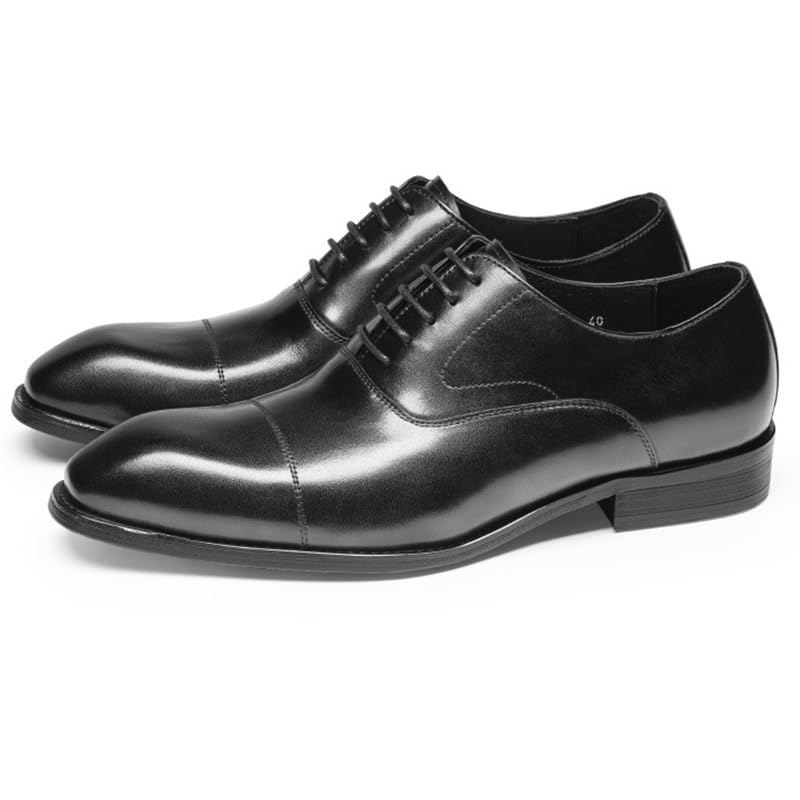 Mens Loafers Pointed Toe Modern Leather Business Casual Scale Pattern Comfort Formal Shoes Genuine Leather Slip On Pointed Toe Classic Formal Shoes