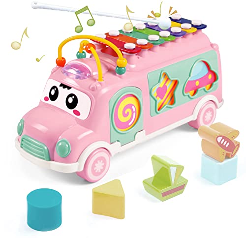 Xilofone brinquedo musical ônibus baby - Mega Compras