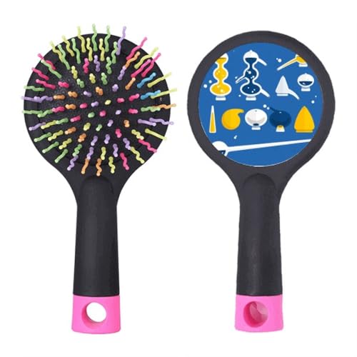 Brosse à cheveux démêlante base coussin pour votre routine coiffure du matin