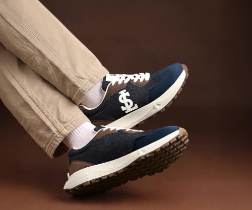 Image of LOUIS STITCH Men's Lightweight Sneakers | Lace-Up Sneaker for Men | Perfect for Casual & Travel Wear | LSP-SNK-NBL