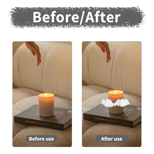 4 Stück tropfschutz kommunionkerze,Weiße Tüll tropfschutz taufkerze,tropfenfänger für kerzen,kerzenhalter kommunionkerze für Kommunionkerzen,Taufkerzen