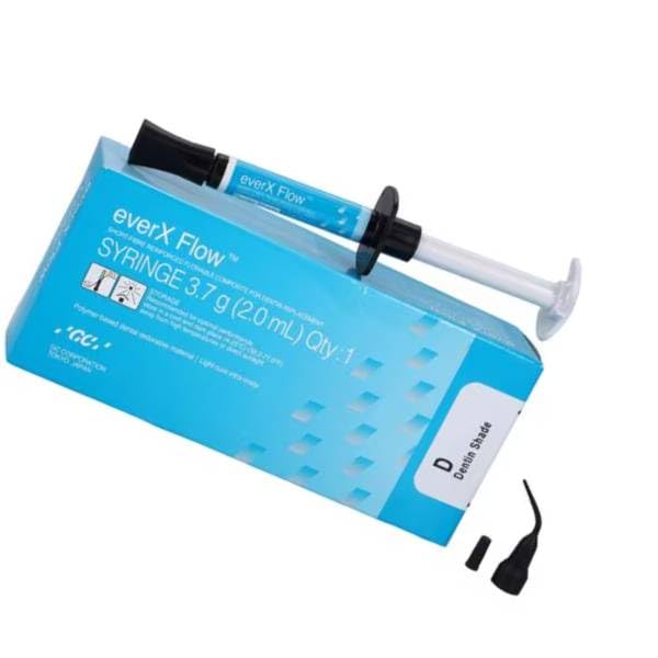 GC 012899 everX Flow Flowable Dental Composite Dentin Shade Syringe 3.7gm