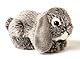Uni-Toys - Widderkaninchen, liegend (grau) - 18 cm (Länge) - Plüsch-Hase, Kaninchen - Plüschtier, Kuscheltier