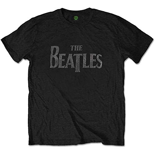 Rock Off The Beatles Blk Drop T Logo Officiel T-Shirt Hommes Unisexe (XX-Large) - Les Beatles, Paul McCartney, John Lennon, RIngo Starr, George Harrison Rock Off The Beatles Blk Drop T Logo Officiel T-Shirt Hommes Unisexe (XX-Large)