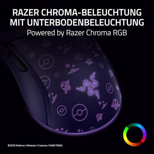 Razer Cobra Gengar Edition - Leichte kabelgebundene Gaming-Maus - 8500 DPI Sensor - 58g - optische Mausschalter 3th Gen… – Ansicht 6
