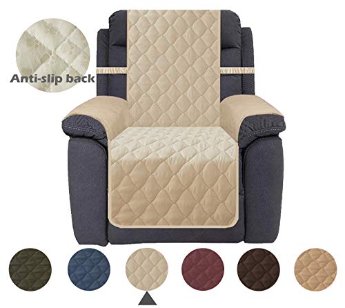 Ameritex Recliner Chair Cover Waterproof Stay in Place, Furniture Protector, Recliner Slipcovers