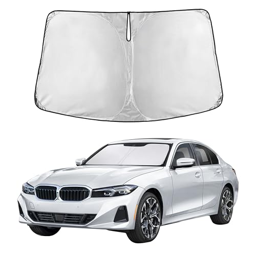 Image of Autovir Windshield Sun Shade Fit for 2013-2016 2017 2018 Nissan Altima Sunshade, Front Car Window Shades Sun Visor, Blocks UV Rays & Heat, Car Accessories