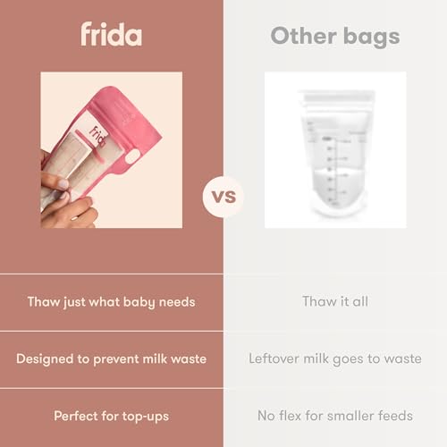 Frida Mom Breastmilk Storage Bags, Medical Grade Safety, 100ct Variety Pack - image 4