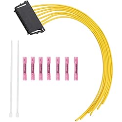 Arnes Clase 1 FanPaYY Kit de reparación de arnés de luz trasera, conector de arnés de 7 pines compatible con Mercedes Clase C W203 W204 S204 C204 Clase E W211 A2115450328