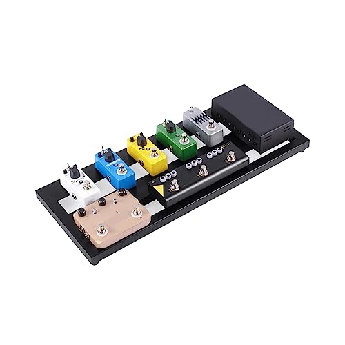 YIJU Placa de pedal de de guitarra bolsa de transporte profissional leve liga de alumínio durável de