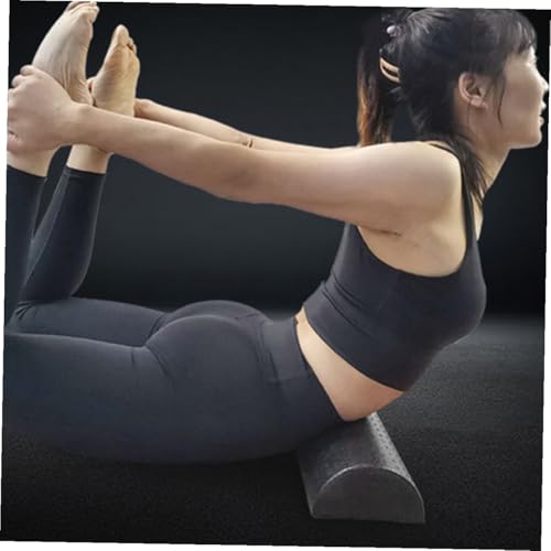 Rollo de masaje semicircular para yoga de espuma de alta densidad para relajación muscular, fisioterapia y ejercicio de equilibrio miniatura 3