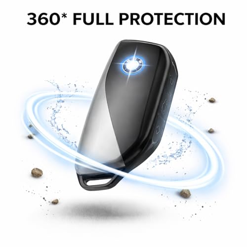 Image of JVCV Soft TPU Transparent Cover Compatible with BMW 2023 New 7 Series 740i 760i X1 X7 XM IX I7, X5 smart Key (2 Pack - Tranaparent Black)