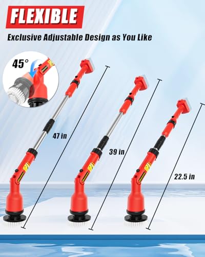 Image of Uniqwamo Electric Spin Scrubber Compatible for Milwaukee 18V Battery