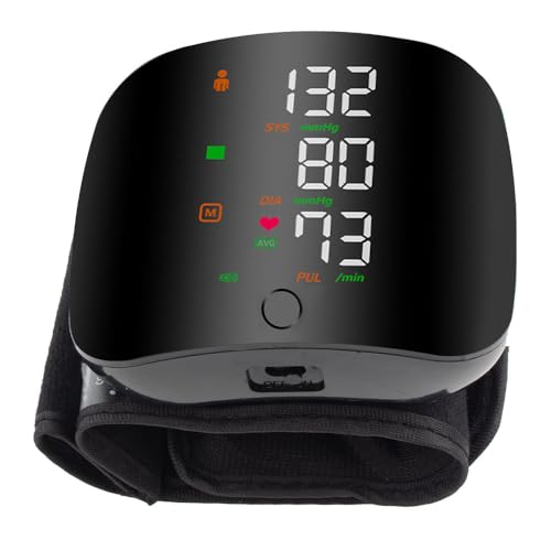 Vmxlso Wrist Blood Pressure Monitor, LED Touch Screen