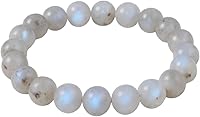 Vista 242 de Pulsera de turmalina negra, pulsera de cristal curativo natural para mujeres y hombres, pulsera de cuentas redondas de 0.315 in para espiritual