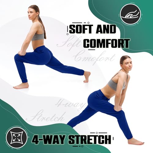 Image of Walifrey Womens Joggers with Pockets, Drawstring Sweatpants Women for Lounging Jogging Workout and Gym