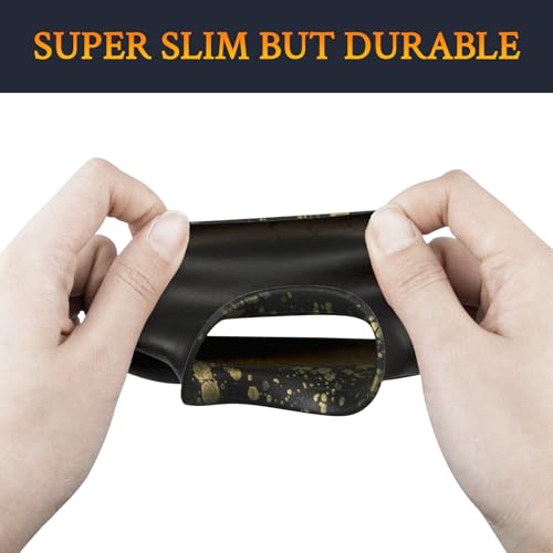 Image of SOULWIT Silicone Ear Pads Cover Protector for Bose QuietComfort QC15 QC25 QC2 QC35 QC45 /Ae2 Ae2i Ae2w /SoundTrue & SoundLink AE Headphones Cushions, Sweatproof, Easily Washable - Black Gold