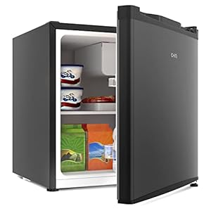 CHiQ CSD46D4 mini fridge,46L small fridge,Reversible doors, Low noise,Table Top Fridge,for Bedrooms, Hotels, Offices…