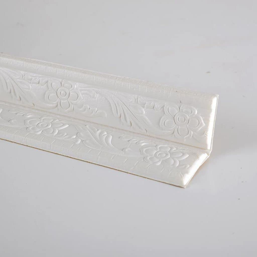 Borde de papel tapiz autoadhesivo de espuma flexible espuma para pared