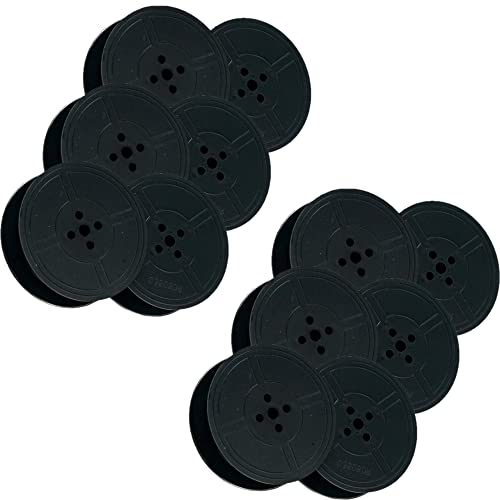 Cintas de máquina de escribir universal GRC T17 paquete de 6 unidades negras miniatura 1