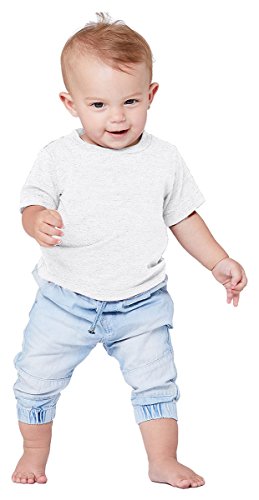 Bella Canvas Infant Jersey Short Sleeve T-Shirt 3-6MOS White