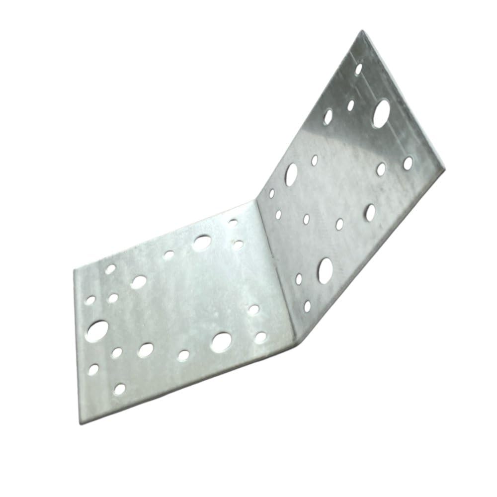 Winkelverbinder 2,5 mm 105 x 105 x 90 mm 135 Grad 25 Stück | 25 Stück Holzverbinder Winkel Metall 105 x 105 x 90 mm, Metallwinkel 135 Grad Balkenverbinder Kleine