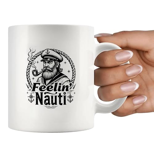 Taza de cerámica blanca de 11 oz Panvola miniatura 7