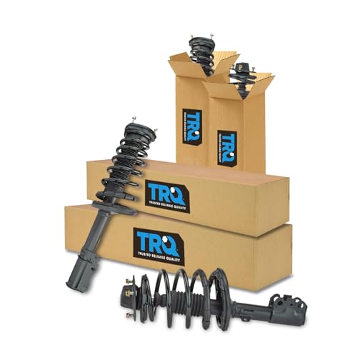 Image of TRQ Front and Rear Strut & Coil Spring Assembly Set Driver & Passenger Sides Compatible with 97-01 Lexus ES300 97-03 Toyota Avalon Camry