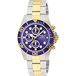 Invicta-Stainless-Steel-Pro-Diver-Analog-Blue-Dial-Mens-Watch-1773-Band-ColorSilver