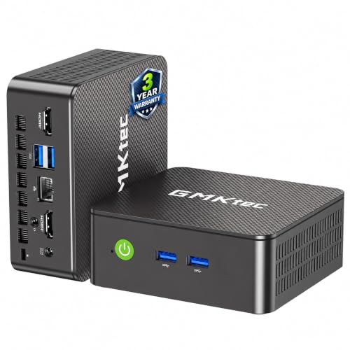 GMKtec Mini PC, G3 Ultra Intel Pentium Gold 7505 16GB LPDDR4 RAM 512GB SSD