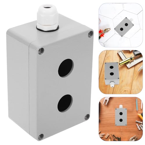 Boîtier de commande bouton-poussoir en aluminium blanc contre l'usure industrielle - 7