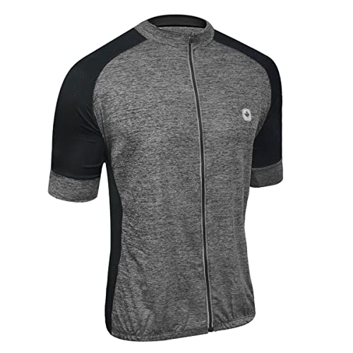 Conjunto Ciclismo Camisa e Bermuda com Bolso Masculina Dryfit (M, Cinza)
