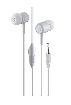 DNM-2 Wired In Ear Earphone with Mic (Black, white)