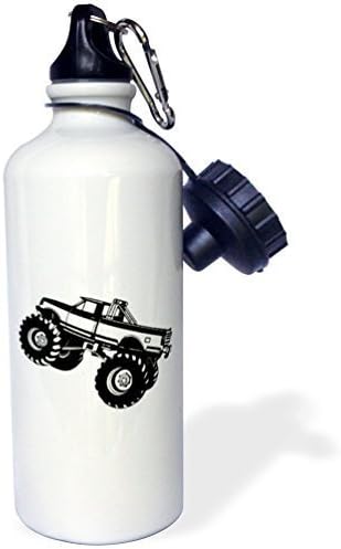 Wild Bramble Monster Truck Sports Water Bottle 21 Oz Twin Sides
