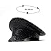 Makamsui Women Glitter Sequin Hat Military Cap for Festival Disco Party Sergeant Cap Sailor Hat Black One Size
