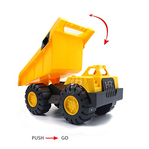 Image of Dumper Truck Push and Go Unbreakable Friction Power Construction Vehicle Friction Toy Children's Develops Motor Skills Engineering Truck Toys for Kids Boys Girls