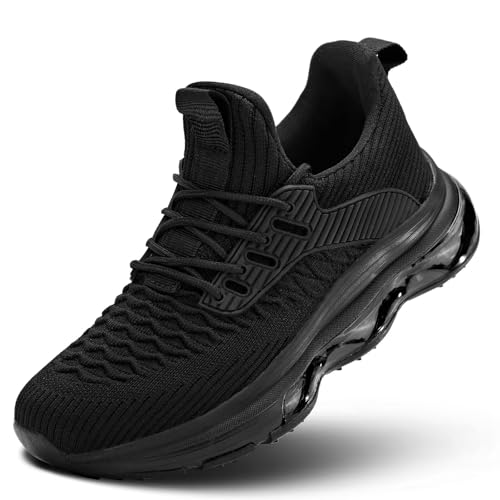 Image of Womens Slip On Walking Shoes Air Running Casual Fashion Tennis Sneakers Comfortable Non Slip Work Athletic Trainers