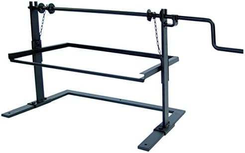 Barbecue Table Ronde IMEX EL ZORRO - Grille Zinguée Ø24cm - Noir 24x24x33cm