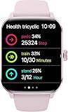zaisia Reloj Inteligente Hombre Mujer, 2.01' Smartwatch con Llamadas, Pulsómetro/Monitor de Sueño/Podómetro, Múltiples Modos Deportivo Pulsera Actividad, Impermeable IP68 Smart Watch para iOS Android