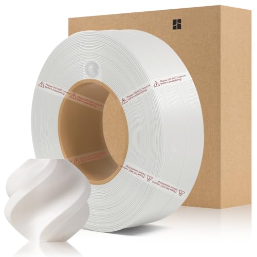 Bamboo ABS Refill Filament 1.75mm 1 KG (2.2lbs) with RFID for Bambu Lab A1/X1/P1 Series 3D Printers,Easy to Print, 3D Pr
