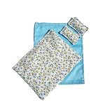 La ropa de cama de tres piezas está hecha de felpa y está recubierta de tejidos transpirables. Combina una construcción robusta con fina y crea muebles seguros para juegos exigentes