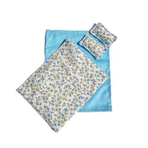 1/12 グッズ人形寝具セットぬいぐるみマットレス枕現実的なデザインのディスプレイやプレイギフト準備人形寝具コレクション