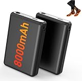 Starines 2Pack 8000mAh Li-Polymer Rechargeable Batteries Foot Warmersfor Heated Socks