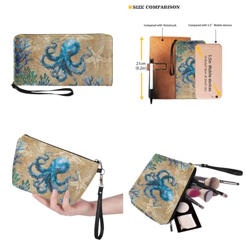 Image of Top Handle Purse for Women, Large Tote Handbag With PU Wallet Set, Gift for Mom