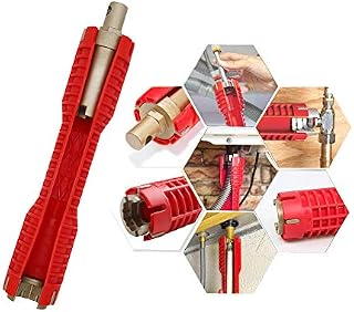 (8-in-1) faucet and sink installer,multi-purpose wrench plumbing tool for Toilet Bowl/Sink/Bathroom/Kitchen Plumbing